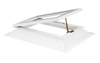 Lichtkoepel 105x230cm ventilatie inclusief opengaande opstand