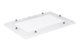 Lichtkoepel 120x210cm ventilatie inclusief opengaande opstand