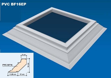 Lichtkoepel 75x75cm inclusief ventilerende dakopstand vanaf: