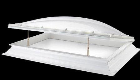 Lichtkoepel 80x180cm inclusief ventilerende dakopstand vanaf:
