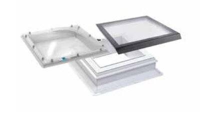 Velux vlakke lichtkoepel HR++ glas | renovatie | 60x120cm