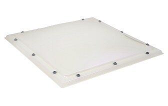 Lichtkoepel 130x130cm ventilatie inclusief opengaande opstand