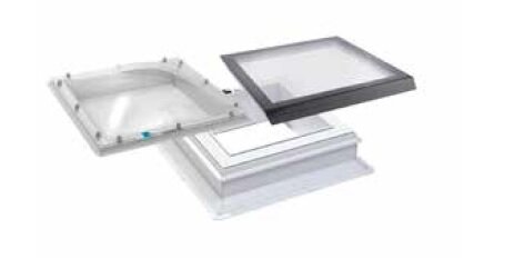 Velux vlakke lichtkoepel HR++ glas | renovatie | 60x120cm