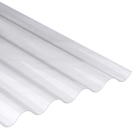 POLYCARBONAAT GOLFPLAAT 1-wandig F 177/51 lengte 428cm