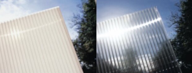 Polycarbonaat kanaalplaat TOP-X 16mm dik |  98x250cm (BxL)