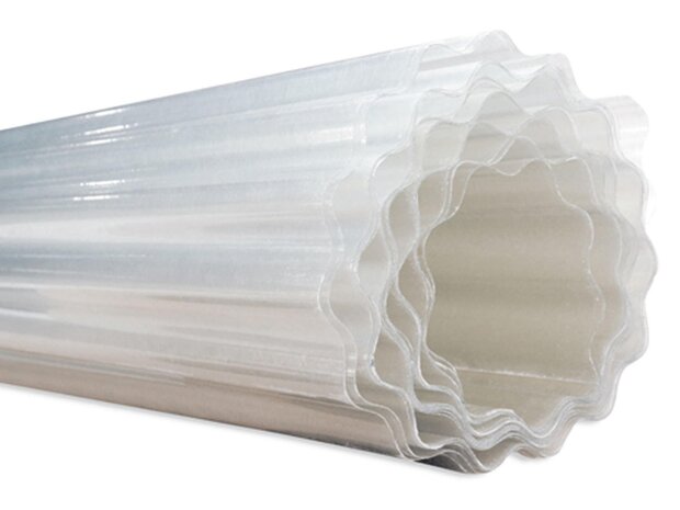 Polyester golfplaat op rol 76/18 – 100 cm, breedte op maat