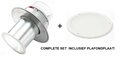 Velux daglichtbuis voor plat dak | 25cm rond | complete set