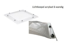 lichtkoepel ISO zeswandig acrylaat dagmaat 40x40cm lichtkoepel ISO zeswandig acrylaat dagmaat 40x40cm