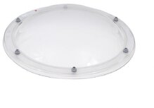 Ronde lichtkoepel enkelwandig acrylaat dagmaat 40cm Ronde lichtkoepel enkelwandig acrylaat dagmaat 40cm