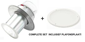 Velux daglichtbuis voor plat dak | 35cm rond | complete set